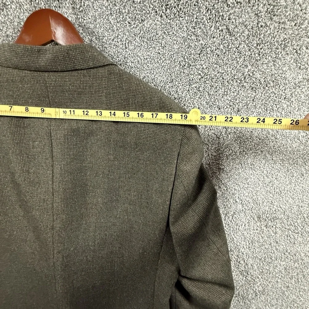 Jos A Bank 44R 100% Wool Sport‎ Coat Olive Brown Textured Blazer Men